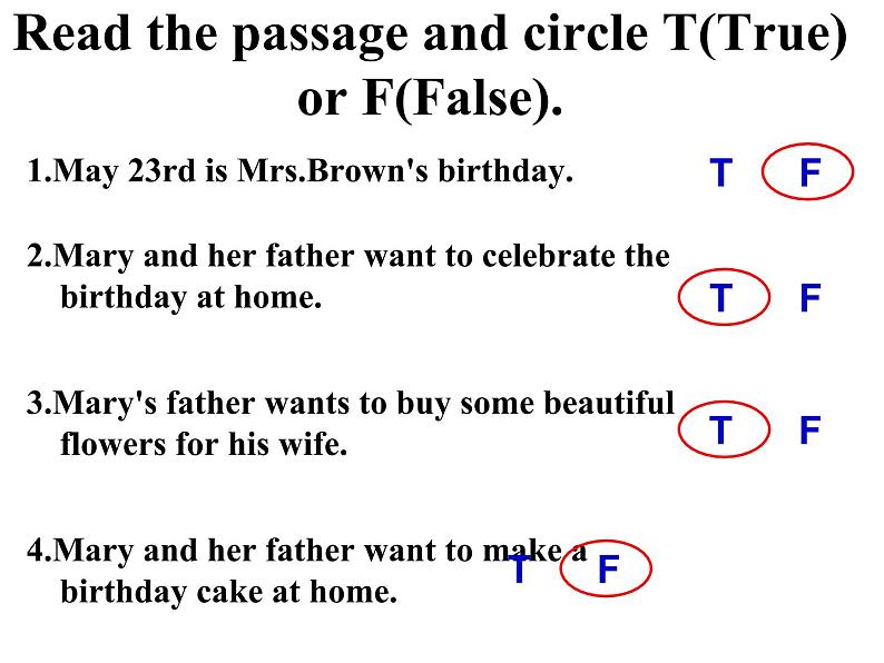 仁爱版七年级英语下册 Unit 7 Topic 1 When is your birthday？  Section D  课件第6页