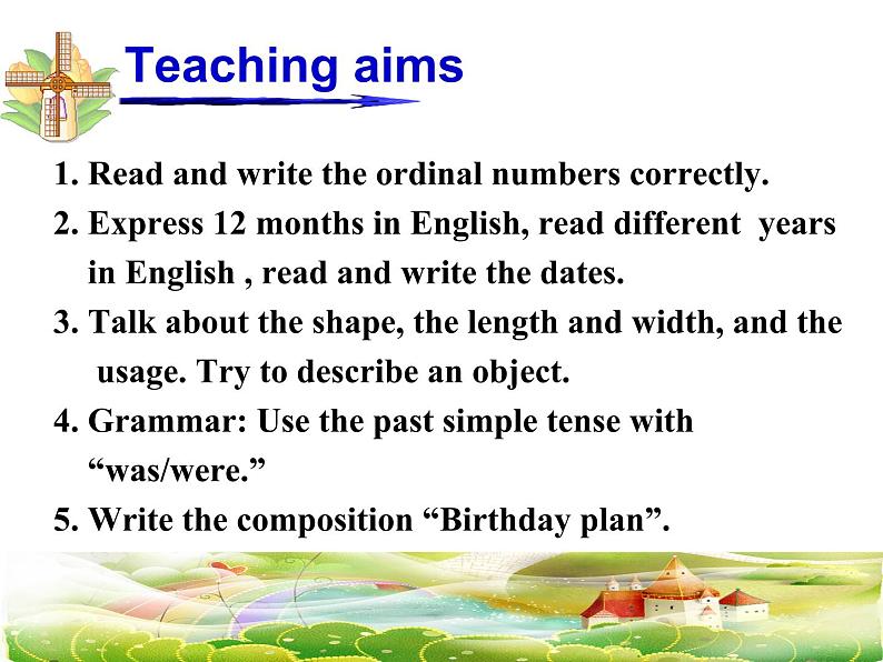 仁爱版七年级英语下册 Unit 7 Topic 1 When is your birthday？  Section D   课件02