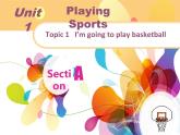 仁爱版八年级英语上册 Unit 1 Topic 1 I'm going to play basketball.   Section A 课件