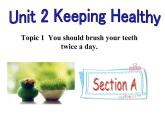 仁爱版八年级英语上册 Unit 2 Topic 1  You should brush your teeth twice a day.   Section A  课件