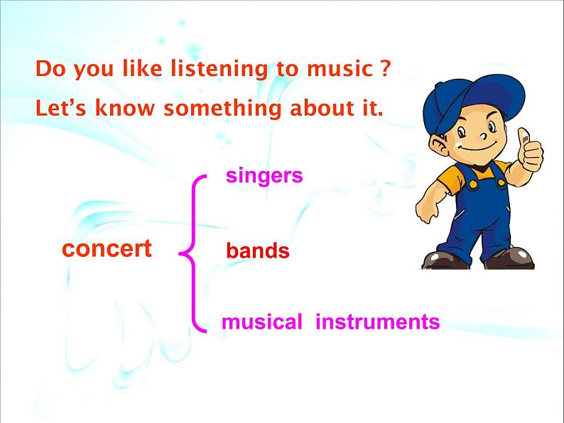 仁爱版八年级英语上册 Unit 3  Topic 2 What sweet music ! Section A 课件.第2页