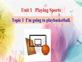 U1 Topic 1 I'm going to play basketball. PPT课件