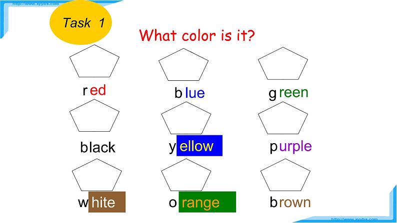 Unit3 What color is it？ Section A第8页