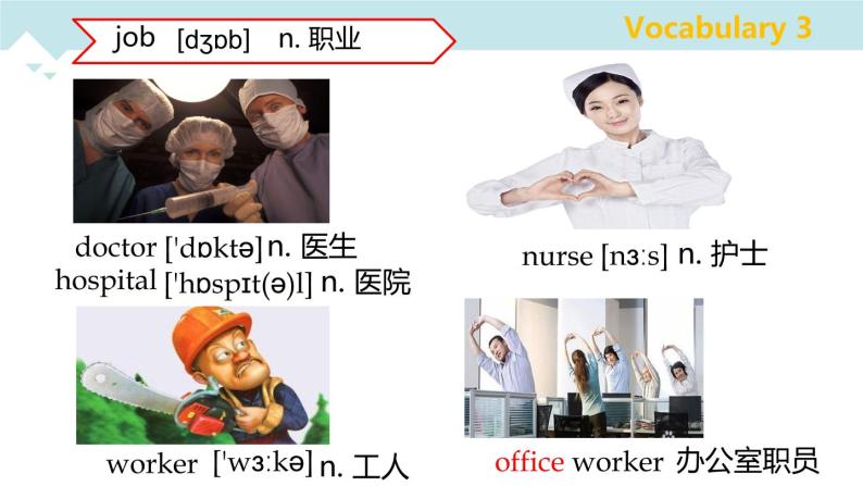 U3 Topic 2 What do your parents do? 课件07