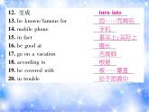 九年级Unit5 What are the shirts made of？单元基础知识梳理 习题课件
