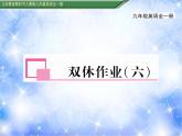九年级unit6 When was it invented？双休作业（六）习题课件