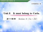 九年级Unit8 It must belong to Carla.第1课时 习题课件