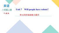 初中人教新目标 (Go for it) 版Unit 7 Will people have robots?综合与测试练习