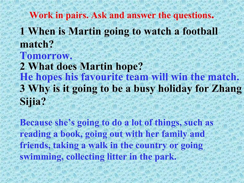 外研七年级下册第三模块第二节We’re going to cheer the players精品课件04