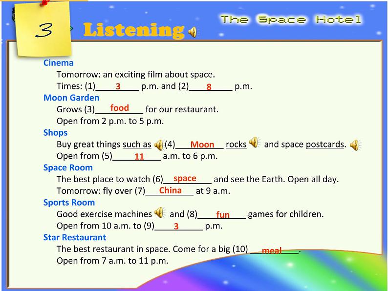 Unit 5 visiting the moon  Period 3 课件第4页
