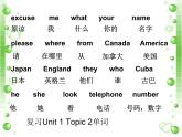 2020仁爱版初一英语上学期词汇复习 课件