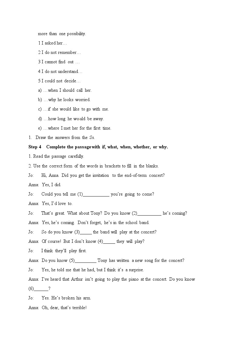 外研版八年级下册英语教案：M9 Unit 3 Language in use02