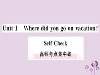 初中英语人教新目标 (Go for it) 版八年级上册Unit 1 Where did you go on vacation?综合与测试练习题ppt课件