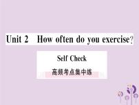 人教新目标 (Go for it) 版八年级上册Unit 2 How often do you exercise?综合与测试练习题课件ppt