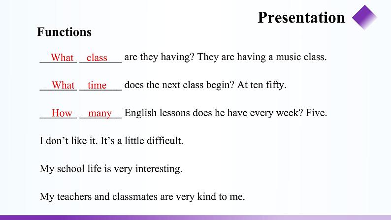 Unit 5 Our School Life Topic 3 period 4 PPT课件（仁爱科普版七年级下册英语）第6页