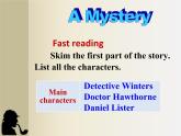 北师大版八年级英语下Unit 6 Lesson 16---A Detective Story I 教学课件 (共13张PPT)