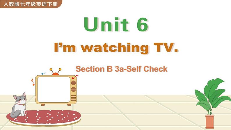 Unit 6 Section B 3a-Self Check 课件01