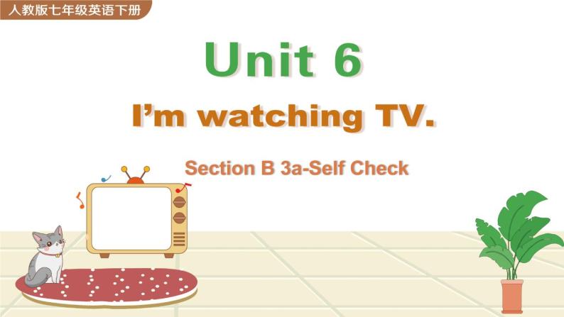 Unit 6 Section B 3a-Self Check 课件01