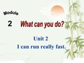外研（新标准）版七年级下Module 2 Unit2 I can run really fast 课件