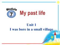 初中英语Unit 1 I was born in a small village.完美版ppt课件