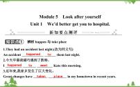 外研版 (新标准)九年级下册Unit 1 We’d better get you to hospital.一等奖ppt课件