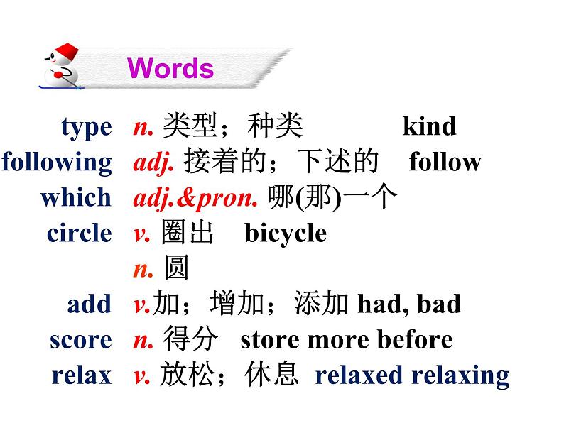 冀教版七年级下册  Unit 4 lesson 21 What Is Your Club Type? 课件04