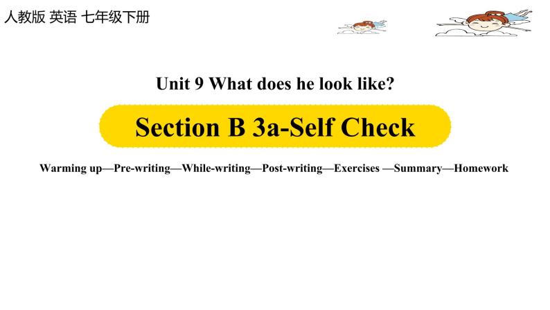 人教新目标 (Go for it) 版英语七下 Unit9第5课时（SectionB 3a-Self Check）PPT课件01