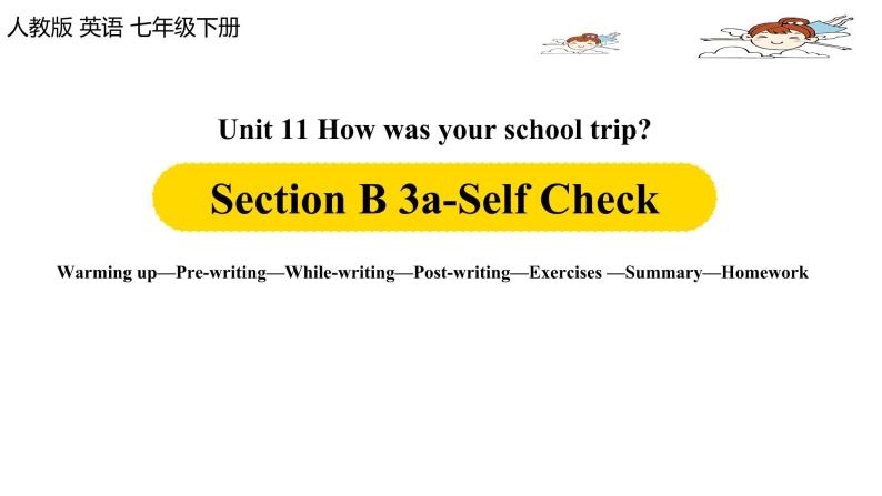 人教新目标 (Go for it) 版英语七下 Unit11第5课时（SectionB 3a-Self Check）PPT01