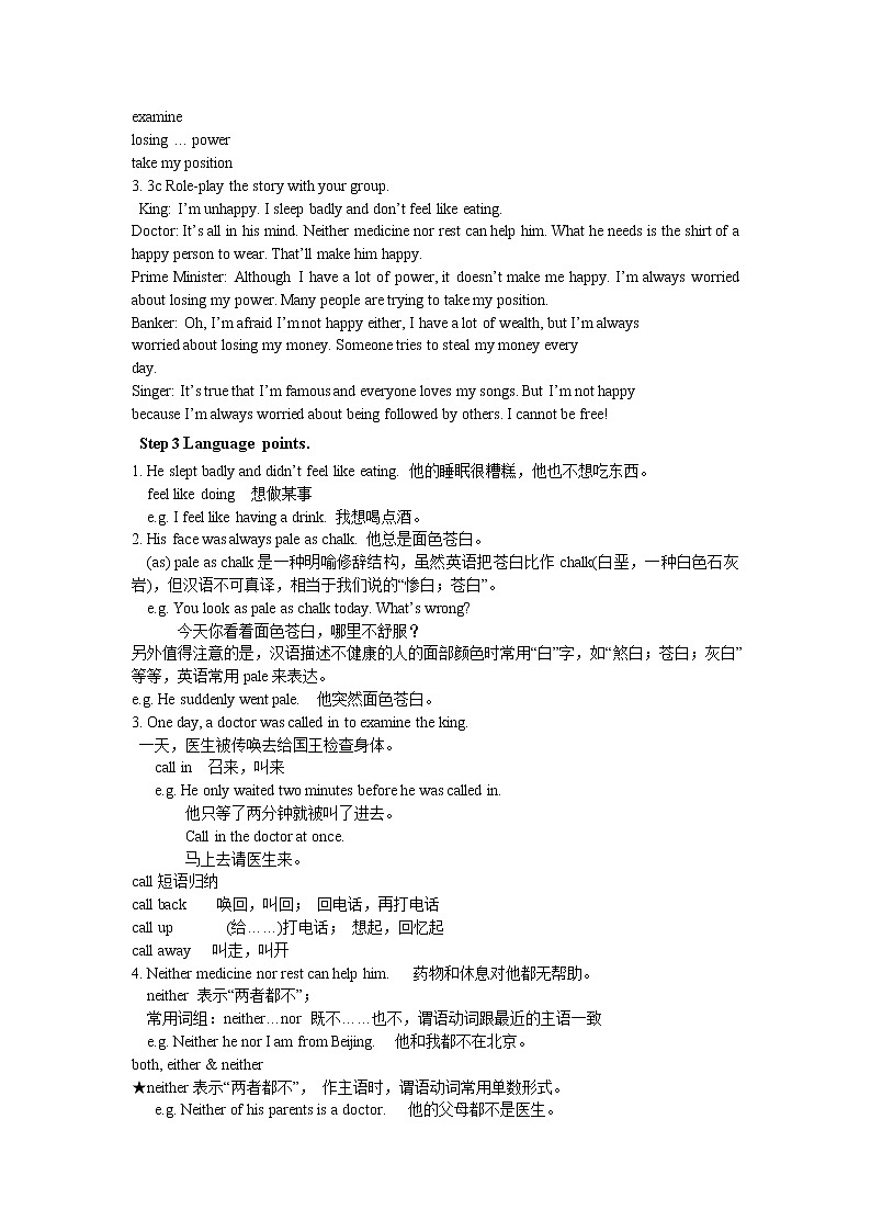 人教版九年级英语Unit 11 Section A (3a~3c)教案02