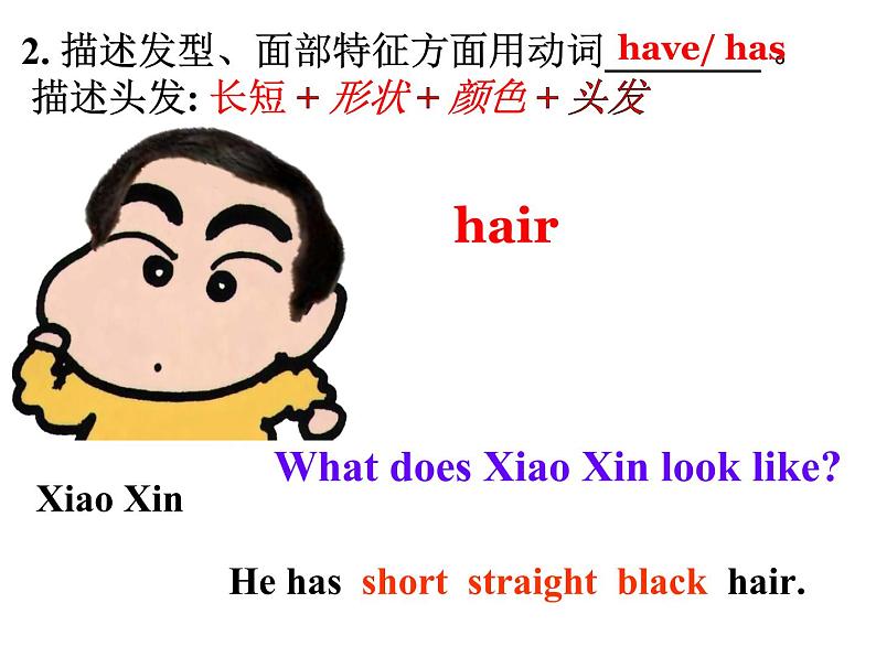 人教版七下Unit9-What-does-he-look--like单元话题课件08