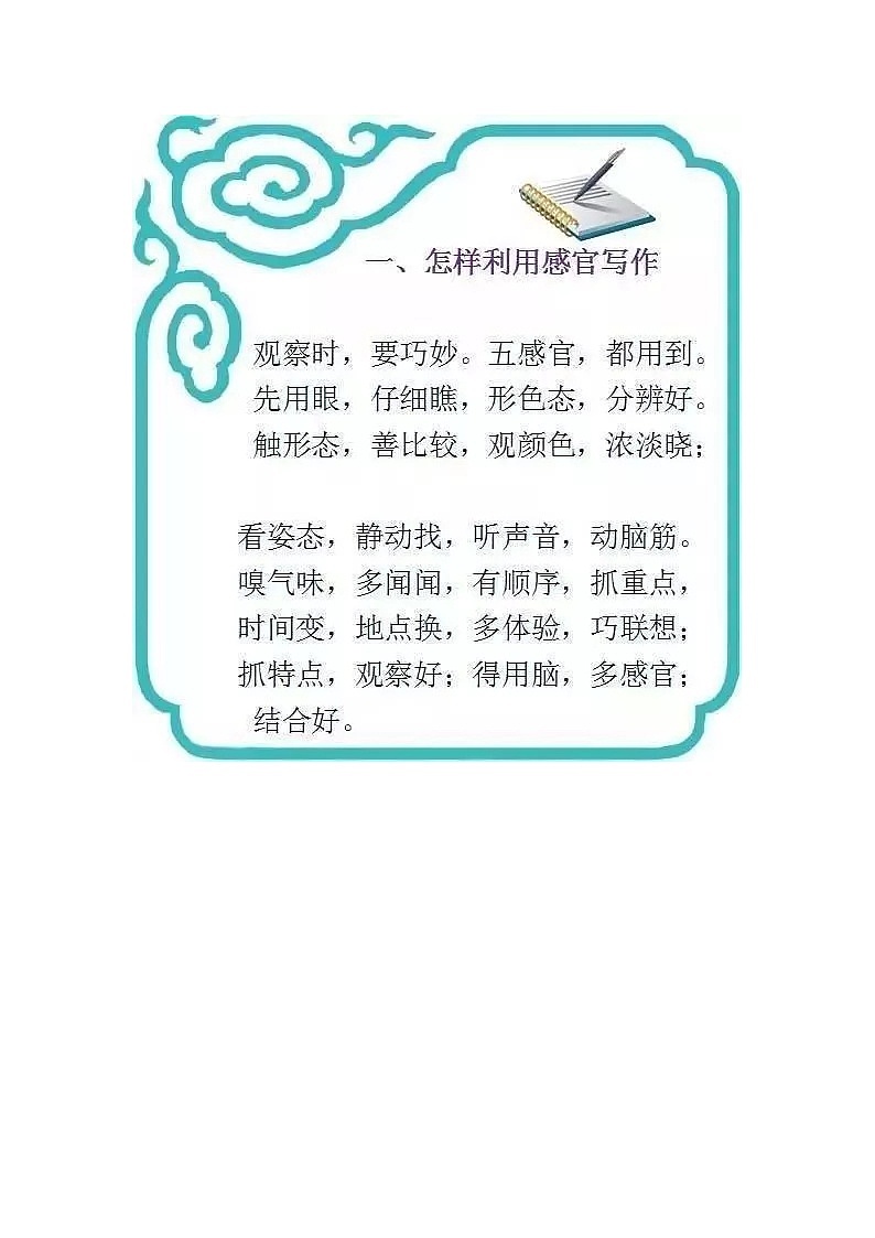 21条写作口诀第1页