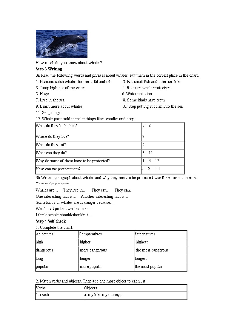 人教版八年级下Unit 7 Section B 3a~selfcheck教案02