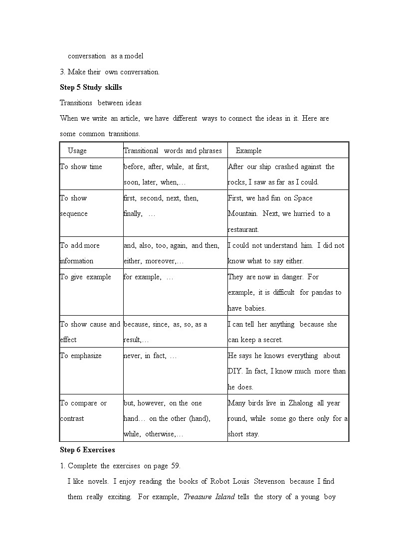 牛津译林版英语八年级下册unit4  Speak up and study skills教案02