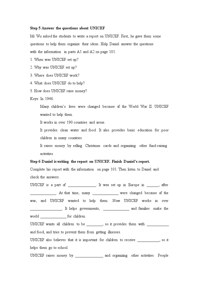 牛津译林版英语八年级下册unit7  Integrated skills教案02