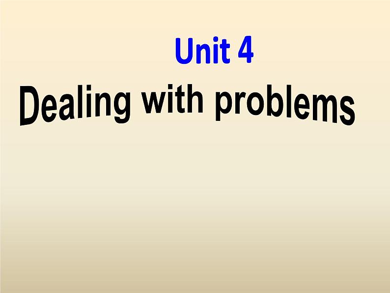 北师大版八年级下Unit 4 Dealing with problems Speaking---Talking about problems and solutions教学课件 (共26张PPT)01