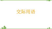 2021年人教版中考英语总复习语法---交际用语 课件