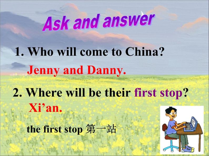 冀教版七年级下册Unit 1 A Lesson 2 Meet You in Beijing.ppt06
