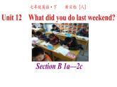 人教英语七年级下册 Unit 12 第三课时Section B 1a-2c 课件