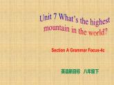 新目标八年级下英语下 Unit 7 sectionA( Grammar Focus-4c) 课件（共44张PPT）