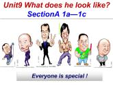 人教新目标版七年级下册Unit 9 SectionA （1a—1c）(共19张PPT)