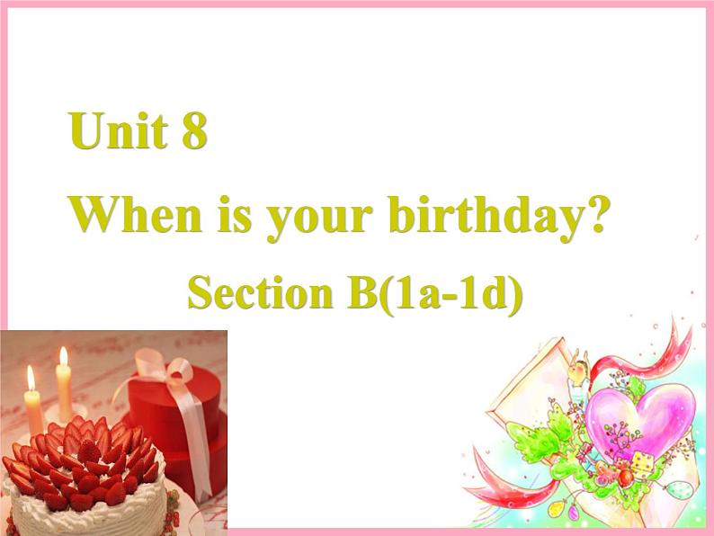 人教新目标英语七年级上册 Unit 8 Section B (1a-1d)(共23张PPT)01