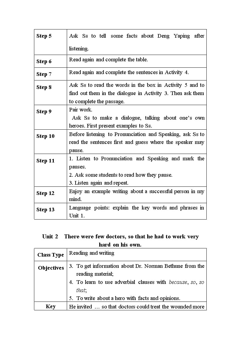 外研版九年级上册英语 Module 3 Unit 1 教案02