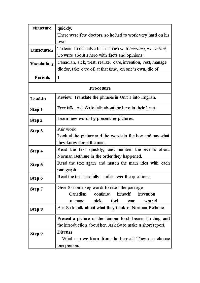 外研版九年级上册英语 Module 3 Unit 1 教案03