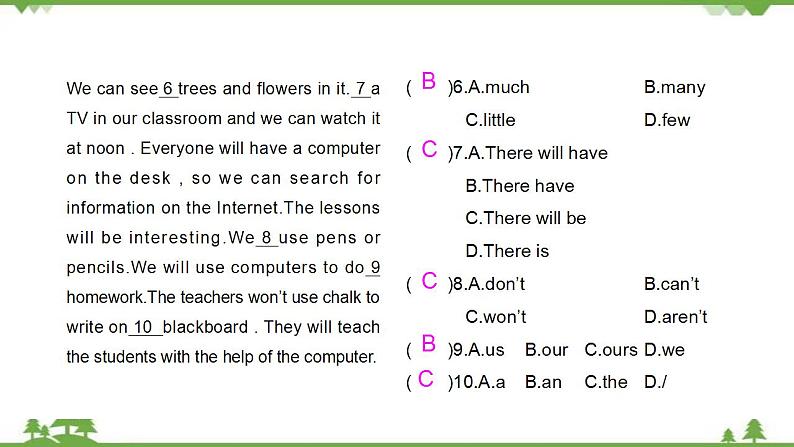 外研版2021学年七下英语 Module 4  Unit 3 Language in use 同步教学课件07