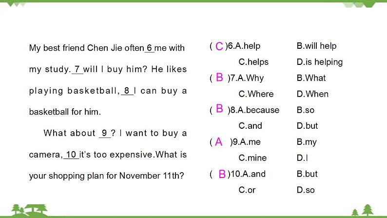 外研版2021学年七下英语 Module 5  Unit 3 Language in use 同步教学课件08