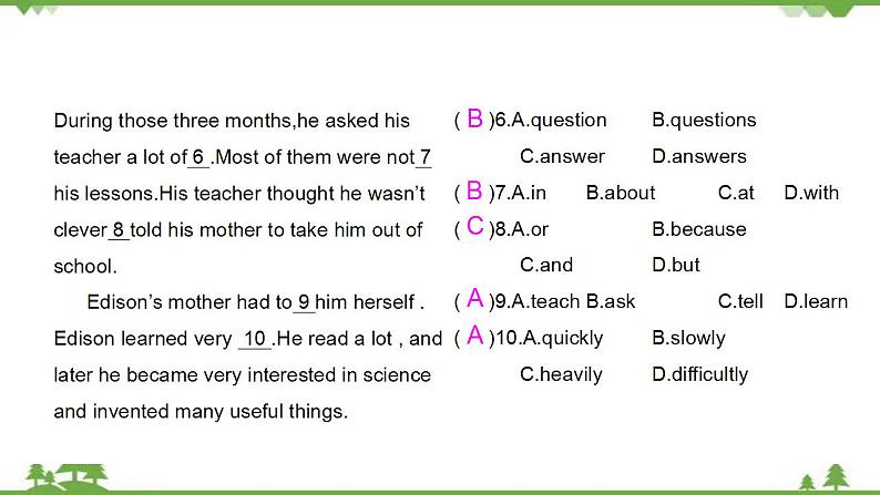 外研版2021学年七下英语 Module 7  Unit 3 Language in use 同步教学课件08