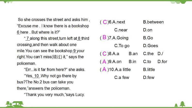 2021学年外研版七下英语 Module 6  Unit 3 Language in use 同步教学课件08