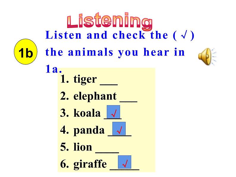 人教版英语七年级下册Unit 5 Section A（1a-2d） 课件07