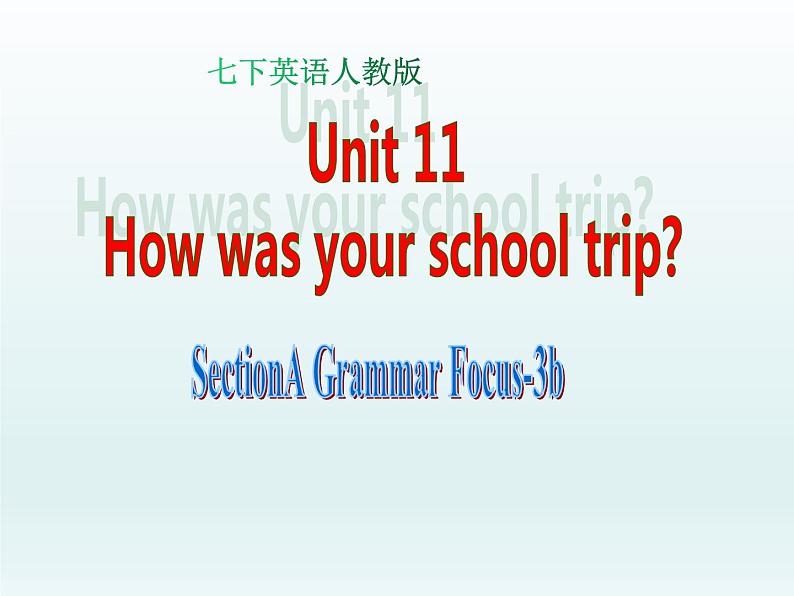 Section A( Grammar Focus-3b)第1页