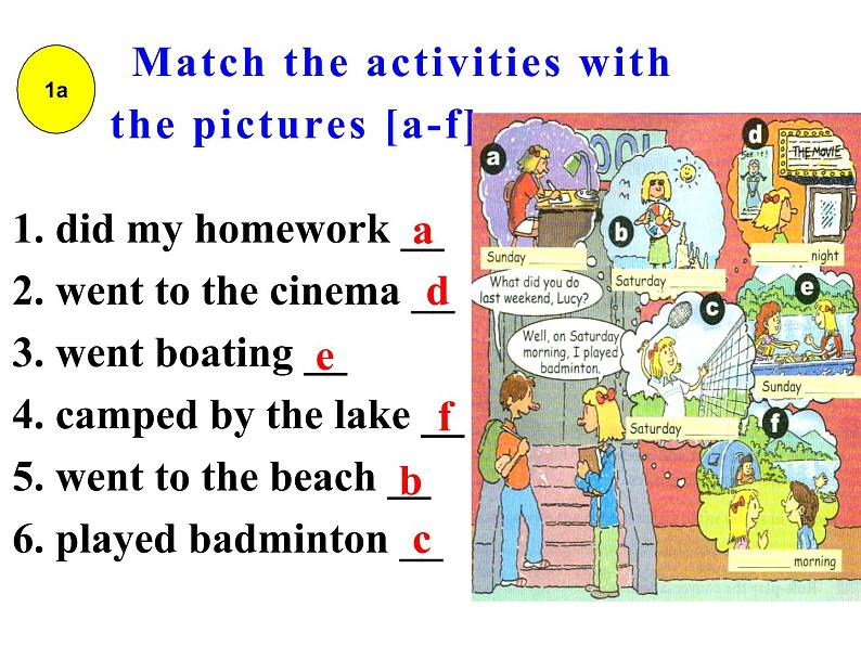 人教版英语七年级下册Unit12 Section A( 1a-2d ) 课件03